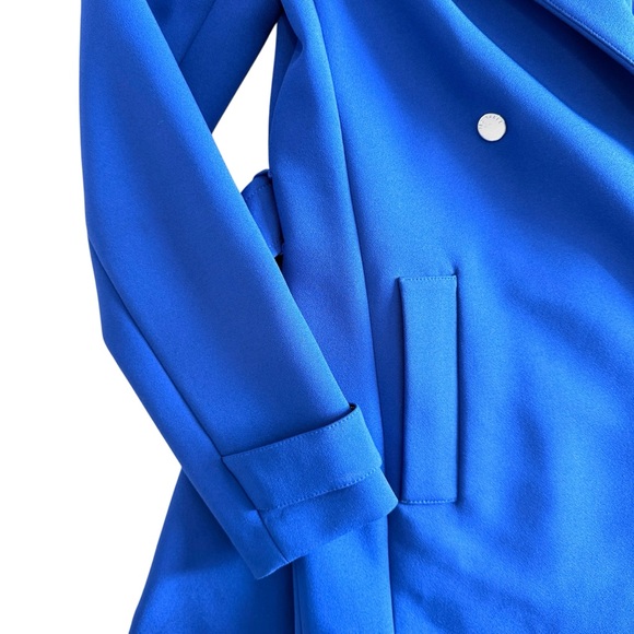 NWOT Ted Baker London Sapphire Blue Trench Coat - Picture 9 of 15